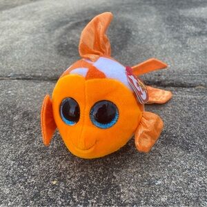 Beanie Babies Orange Fish Sami Plush Toy